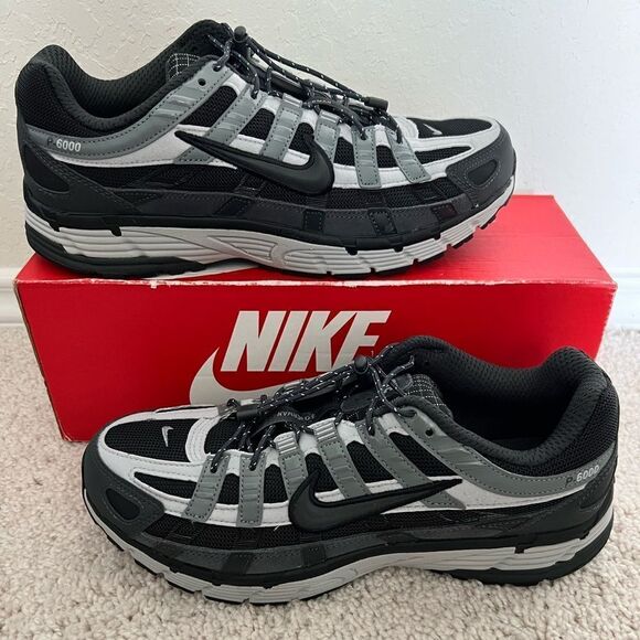 Nike P-6000 Winterized Low Black Anthracite Grey - Picture 1 of 9